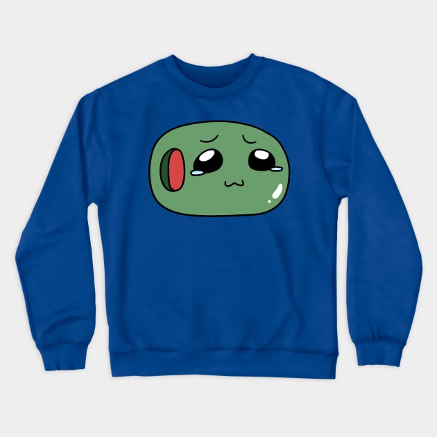 Cute Teary Olive Crewneck Sweatshirt by saradaboru